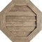 Ekena Millwork Timberthane Sandblasted Octagonal Faux Wood Non-Functional Gable Vent, Primed Tan, 36"W x 36"H GVUROC36X36DSDPR - alternate 1